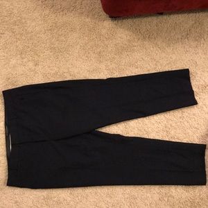 Banana Republic Navy Harper Crop Pant - 10
